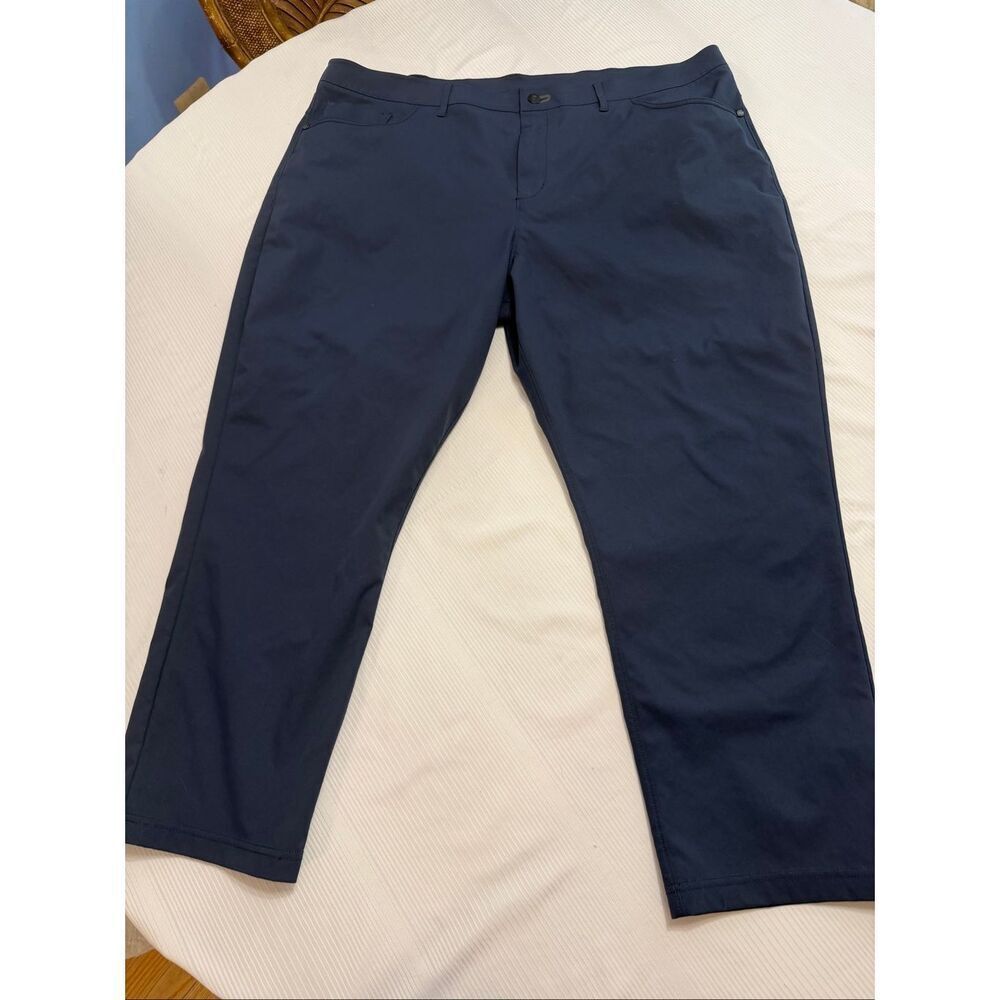 Public Rec Pants Mens 44 X 26 Blue Chino Straight Performance Golf Work Casual
